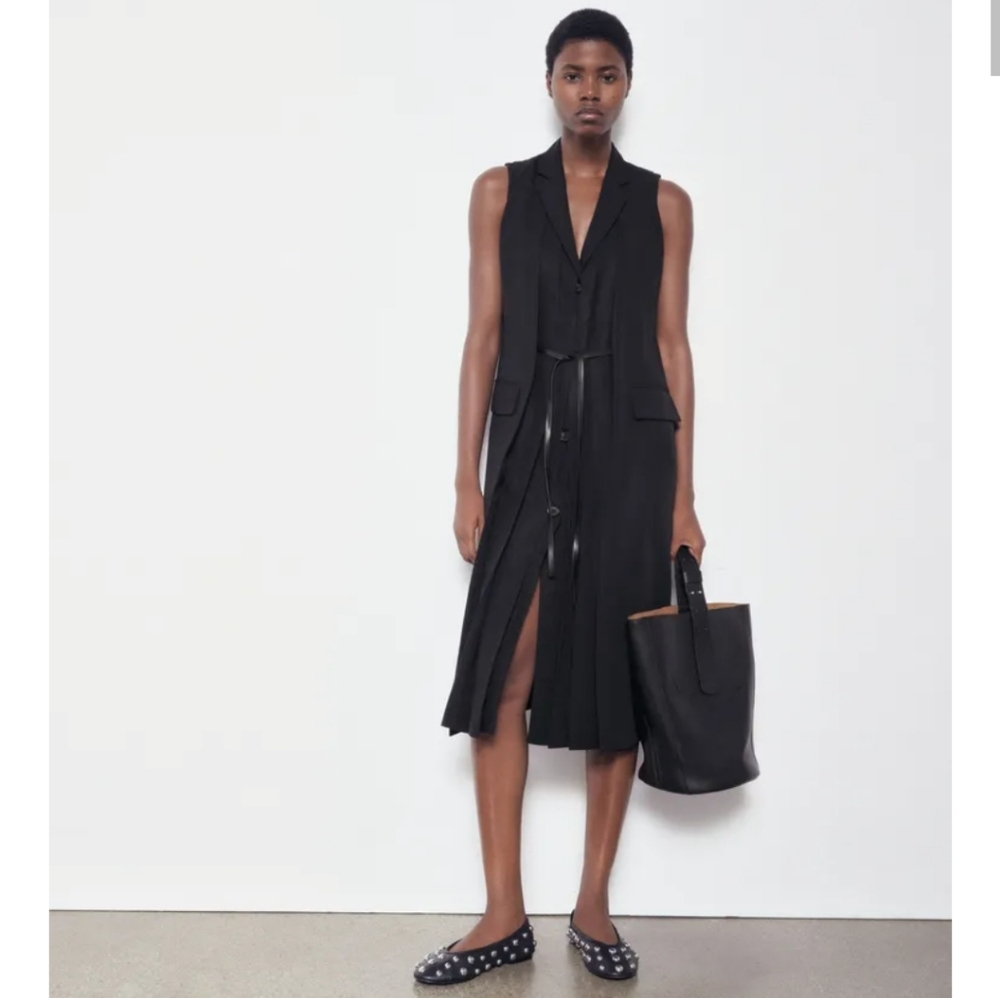 BELTED VEST DRESS ZW COLLECTION SIZE S